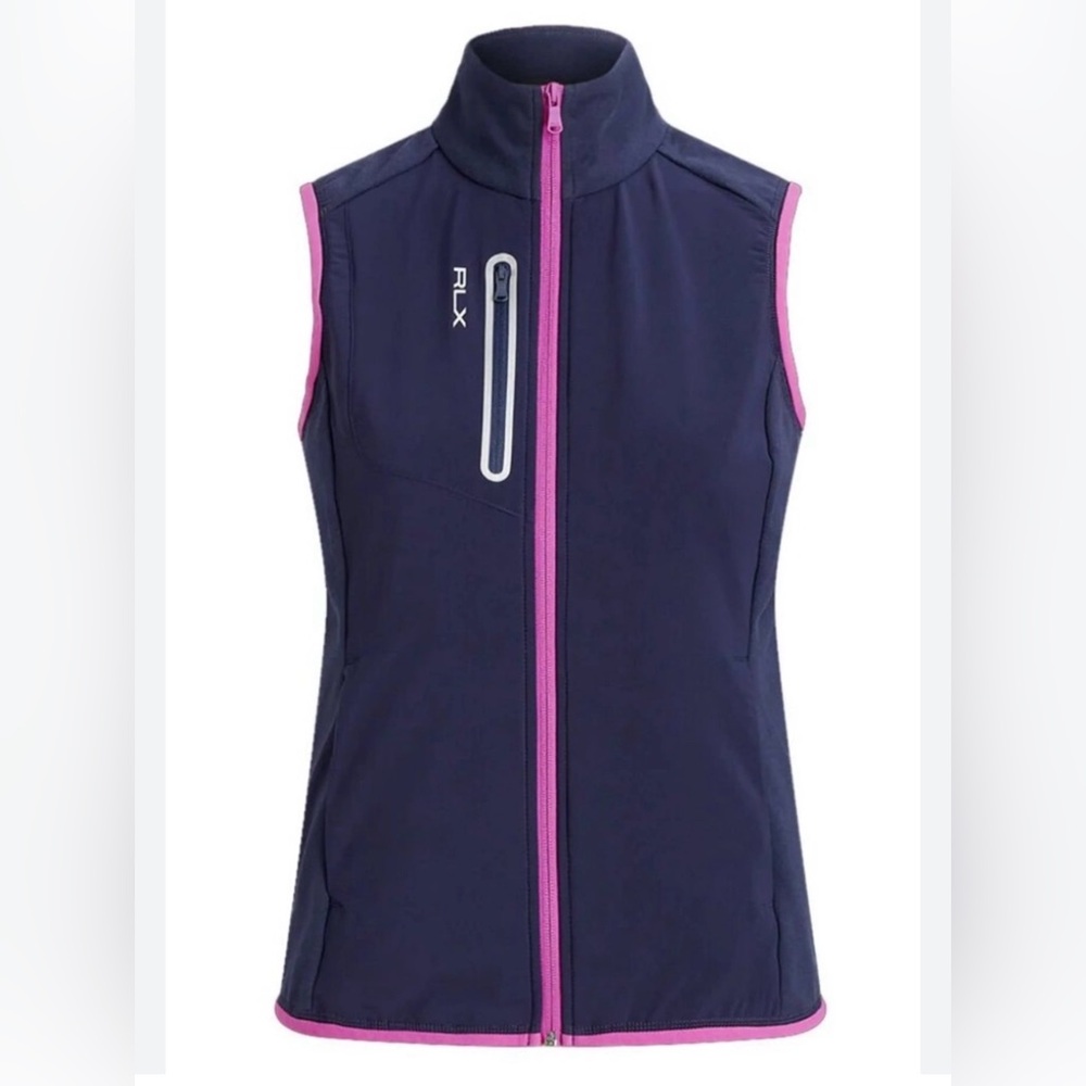 Ralph Lauren Navy and Pink Sleeveless Vest